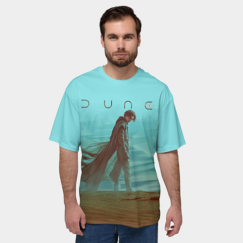 Мужская футболка оверсайз Пол Атрейдес Dune part one / 3D-принт – фото 3