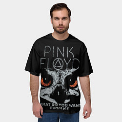 Футболка оверсайз мужская Pink Floyd - what do you want from me, цвет: 3D-принт — фото 2