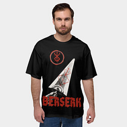 Футболка оверсайз мужская Меч Берсерка, цвет: 3D-принт — фото 2