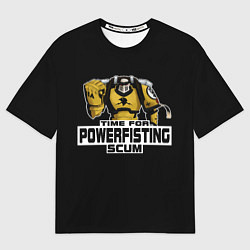 Футболка оверсайз мужская Power Fist, цвет: 3D-принт