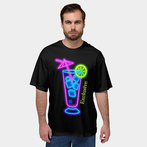 Мужская футболка оверсайз Exclusive / 3D-принт – фото 3