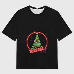 Футболка оверсайз мужская New year, цвет: 3D-принт