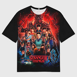 Футболка оверсайз мужская Все герои Загадочные события финал, цвет: 3D-принт