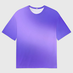 Футболка оверсайз мужская Color purple gradient, цвет: 3D-принт