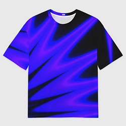 Мужская футболка оверсайз Neon is multicolored