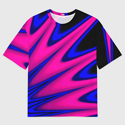 Мужская футболка оверсайз Multicolored color neon
