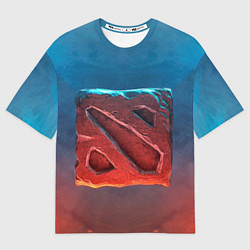 Футболка оверсайз мужская Dota 2: Symbol, цвет: 3D-принт