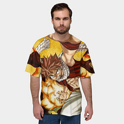 Футболка оверсайз мужская Фэйри Тэйл, цвет: 3D-принт — фото 2