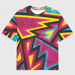 Футболка оверсайз мужская Геометрия, цвет: 3D-принт