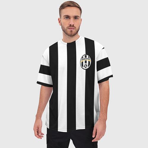 Мужская футболка оверсайз Juventus: Pirlo / 3D-принт – фото 3