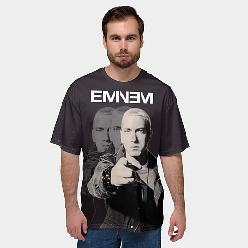 Мужская футболка оверсайз Eminem: You / 3D-принт – фото 3