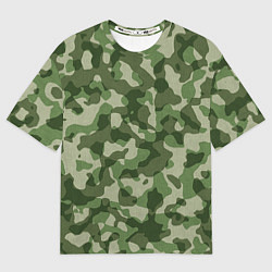 Футболка оверсайз мужская Хаки, цвет: 3D-принт