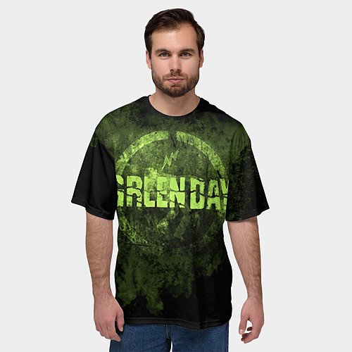 Мужская футболка оверсайз Green Day: Acid Voltage / 3D-принт – фото 3
