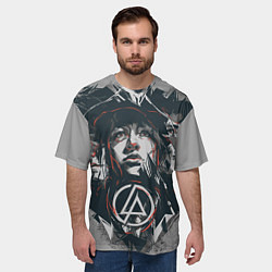 Футболка оверсайз мужская Linkin Park: My Style, цвет: 3D-принт — фото 2