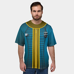 Футболка оверсайз мужская Overalls 111, цвет: 3D-принт — фото 2