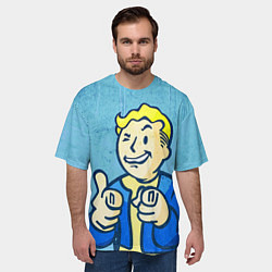 Футболка оверсайз мужская Fallout: It's okey, цвет: 3D-принт — фото 2