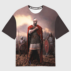 Футболка оверсайз мужская Князь Святослав Игоревич, цвет: 3D-принт
