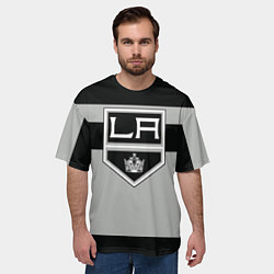 Футболка оверсайз мужская Los Angeles Kings, цвет: 3D-принт — фото 2