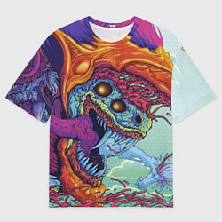 Футболка оверсайз мужская CS:GO Hyper Beast, цвет: 3D-принт