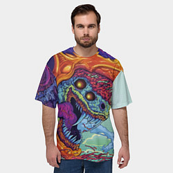 Футболка оверсайз мужская CS:GO Hyper Beast, цвет: 3D-принт — фото 2