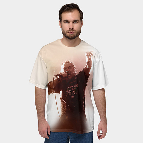 Мужская футболка оверсайз Горшок / 3D-принт – фото 3