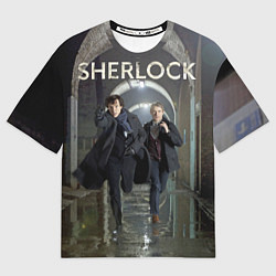 Футболка оверсайз мужская Sherlock Break, цвет: 3D-принт