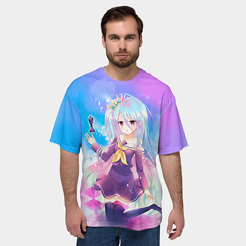 Мужская футболка оверсайз No Game No Life / 3D-принт – фото 3