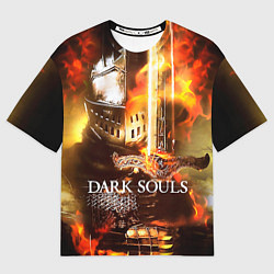 Футболка оверсайз мужская Dark Souls War, цвет: 3D-принт