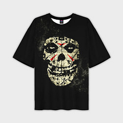 Мужская футболка оверсайз Misfits: Death Face