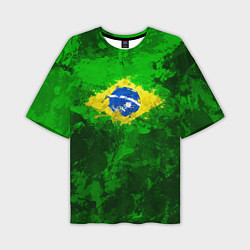 Мужская футболка оверсайз Бразилия