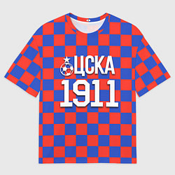 Футболка оверсайз мужская ЦСКА 1911, цвет: 3D-принт
