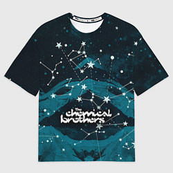 Футболка оверсайз мужская Chemical Brothers: Space, цвет: 3D-принт