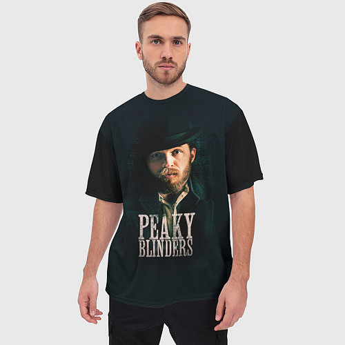 Мужская футболка оверсайз Peaky Blinders / 3D-принт – фото 3