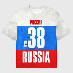 Футболка оверсайз мужская Russia: from 38, цвет: 3D-принт