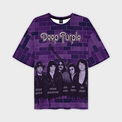 Футболка оверсайз мужская Deep Purple, цвет: 3D-принт