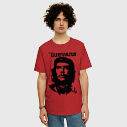 Футболка оверсайз мужская Che Guevara цвета красный — фото 2