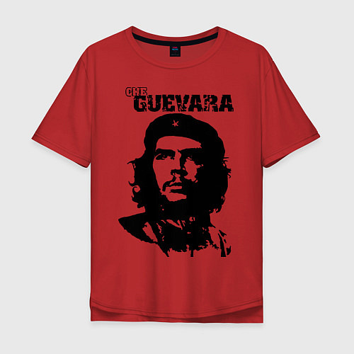 Мужская футболка оверсайз Che Guevara / Красный – фото 1