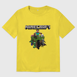 Мужская футболка оверсайз Minecraft Units
