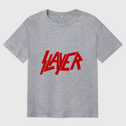 Футболка оверсайз мужская Slayer, цвет: меланж