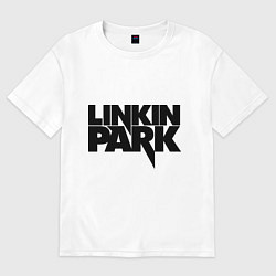 Футболка оверсайз мужская Linkin Park, цвет: белый