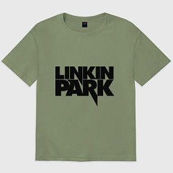 Футболка оверсайз мужская Linkin Park, цвет: авокадо