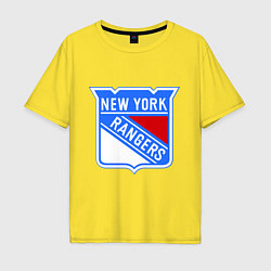 Мужская футболка оверсайз New York Rangers