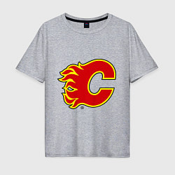 Мужская футболка оверсайз Calgary Flames