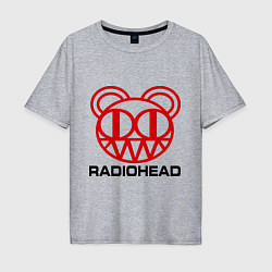 Футболка оверсайз мужская Radiohead, цвет: меланж