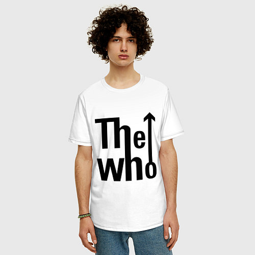 Мужская футболка оверсайз The Who / Белый – фото 3