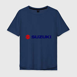Футболка оверсайз мужская Suzuki, цвет: тёмно-синий