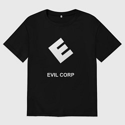 Футболка оверсайз мужская Evil corporation, цвет: черный