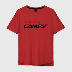 Футболка оверсайз мужская Toyota Camry, цвет: красный
