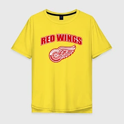 Футболка оверсайз мужская Detroit Red Wings, цвет: желтый