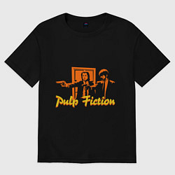 Футболка оверсайз мужская Pulp Fiction, цвет: черный